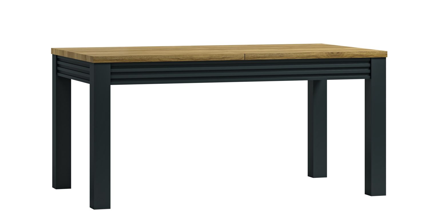 Stół rozkładany ART.17 Linea do salonu jadalni antracyt dąb pradawny Meble Gołąb   