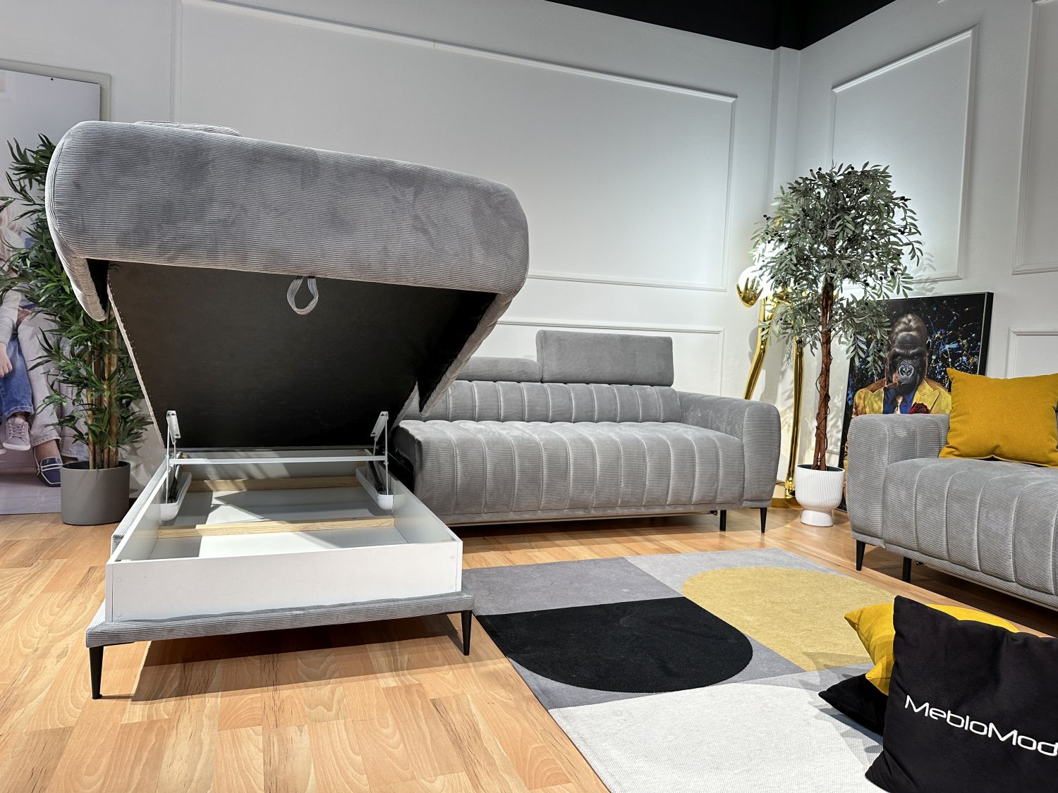 Narożnik stelaż włoski z materacem  Gandi 120, 140, 160 Wersal