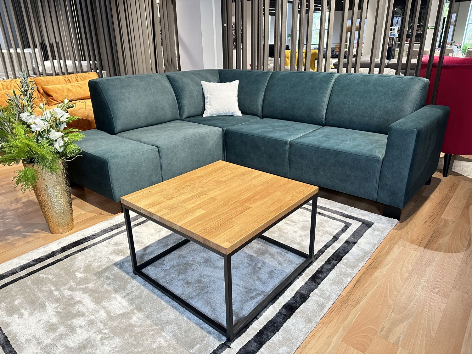 Narożnik Wendy W z funkcją spania typu Puma z pojemnikiem