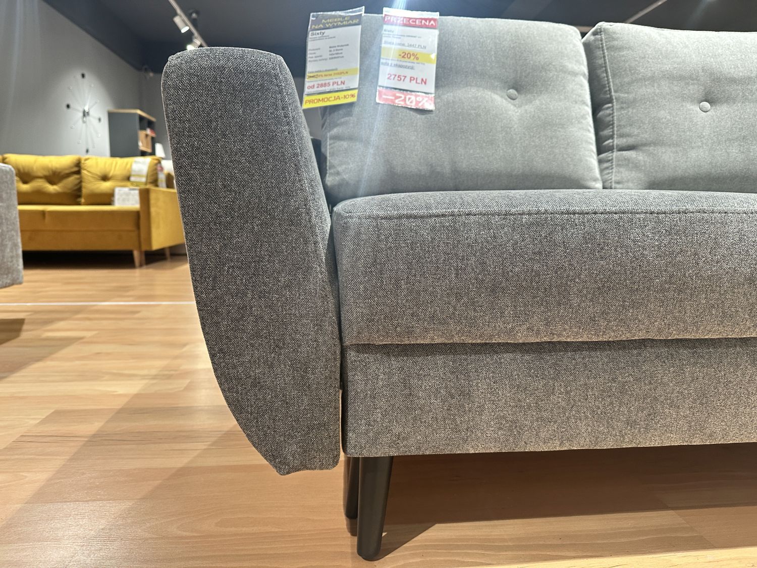 Kanapa z funkcją spania i pojemnikiem na pościel Sixty - przecena z ekspozycji -20%