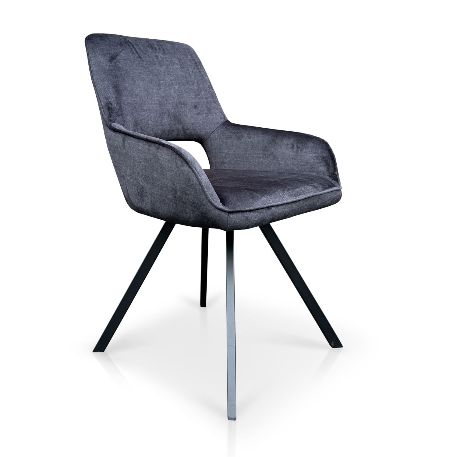 Krzesło obrotowe Portland z obrotowym siedziskiem 180° tkanina vogue 18