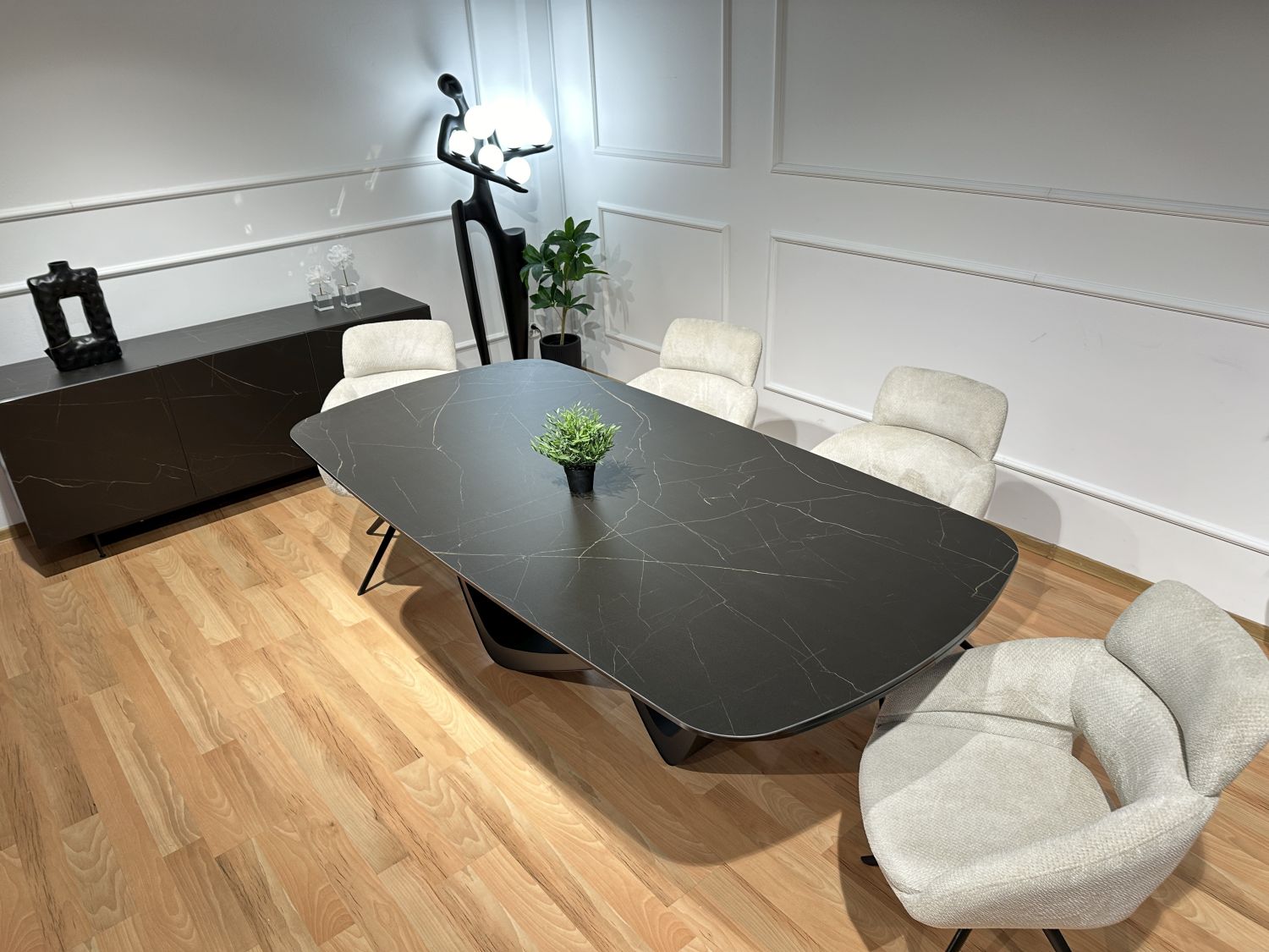 Stół spiek kwarcowy rozkładany Bravura 220x110 (+2x44)