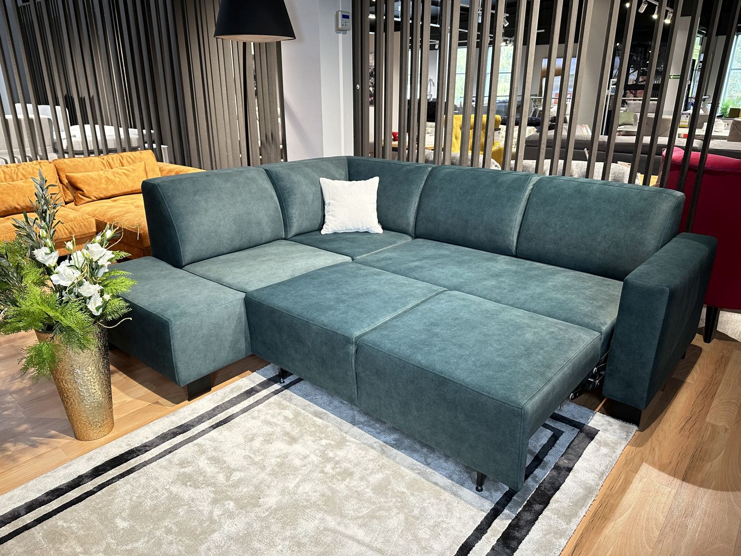 Narożnik Wendy W z funkcją spania typu Puma z pojemnikiem