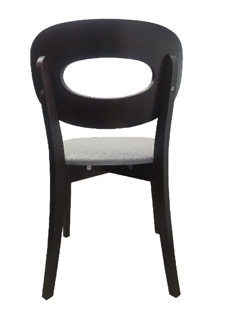 Rubi krzesło drewniane oparcie tapicerowane siedzisko do kuchni jadalni salonu