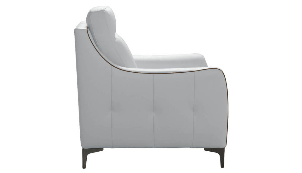 Camomilla fotel 1N2 Vero wygodny w klasycznym stylu do salonu na nóżkach