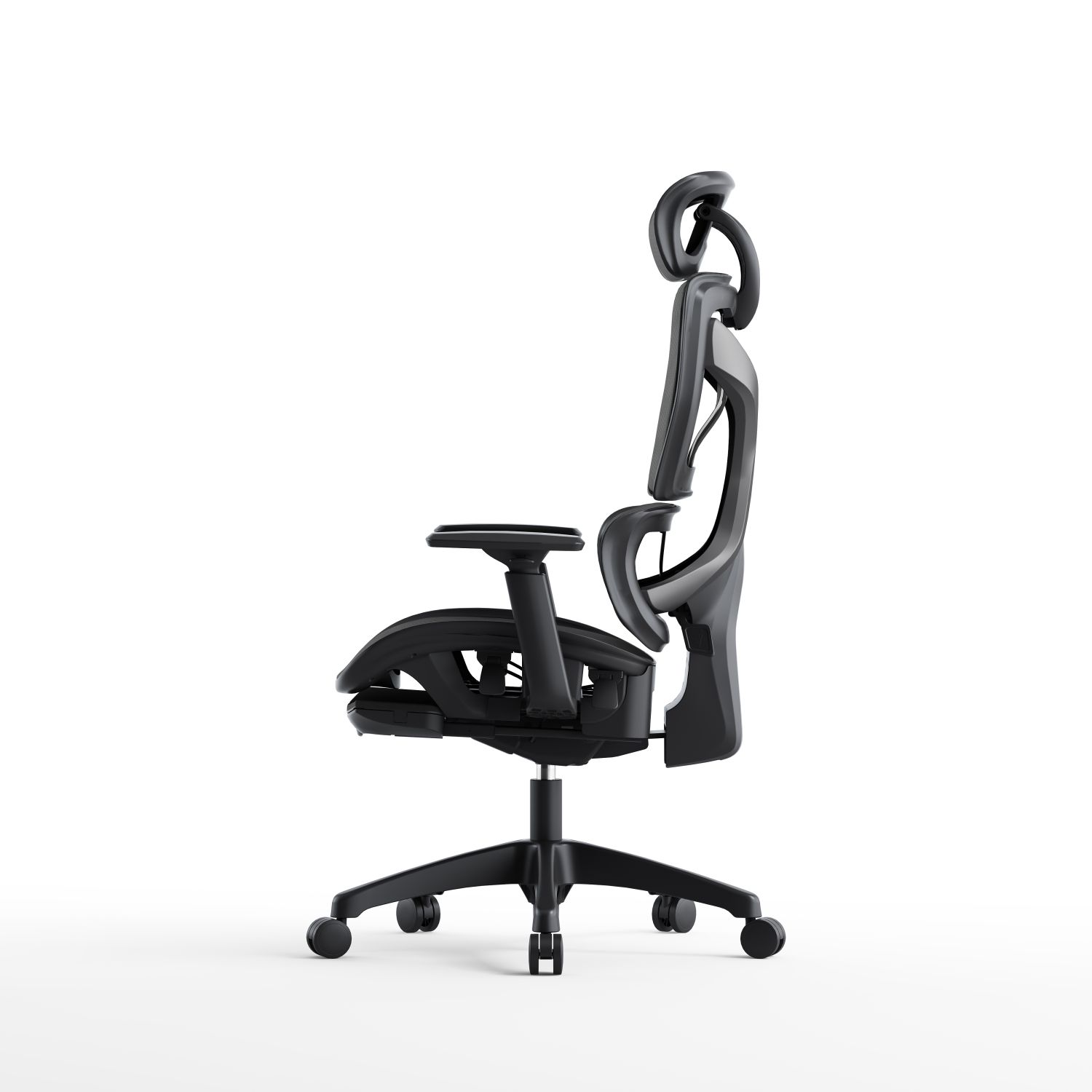Fotel ergonomiczny z podnóżkiem Elton
