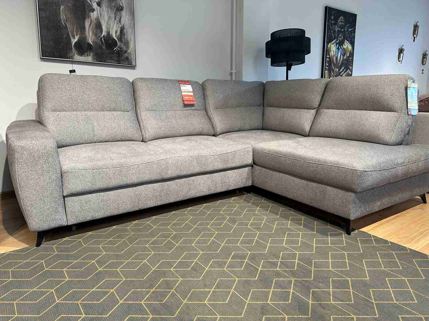 Narożnik z funkcją spania Sydney II - przecena z ekspozycji - 40%