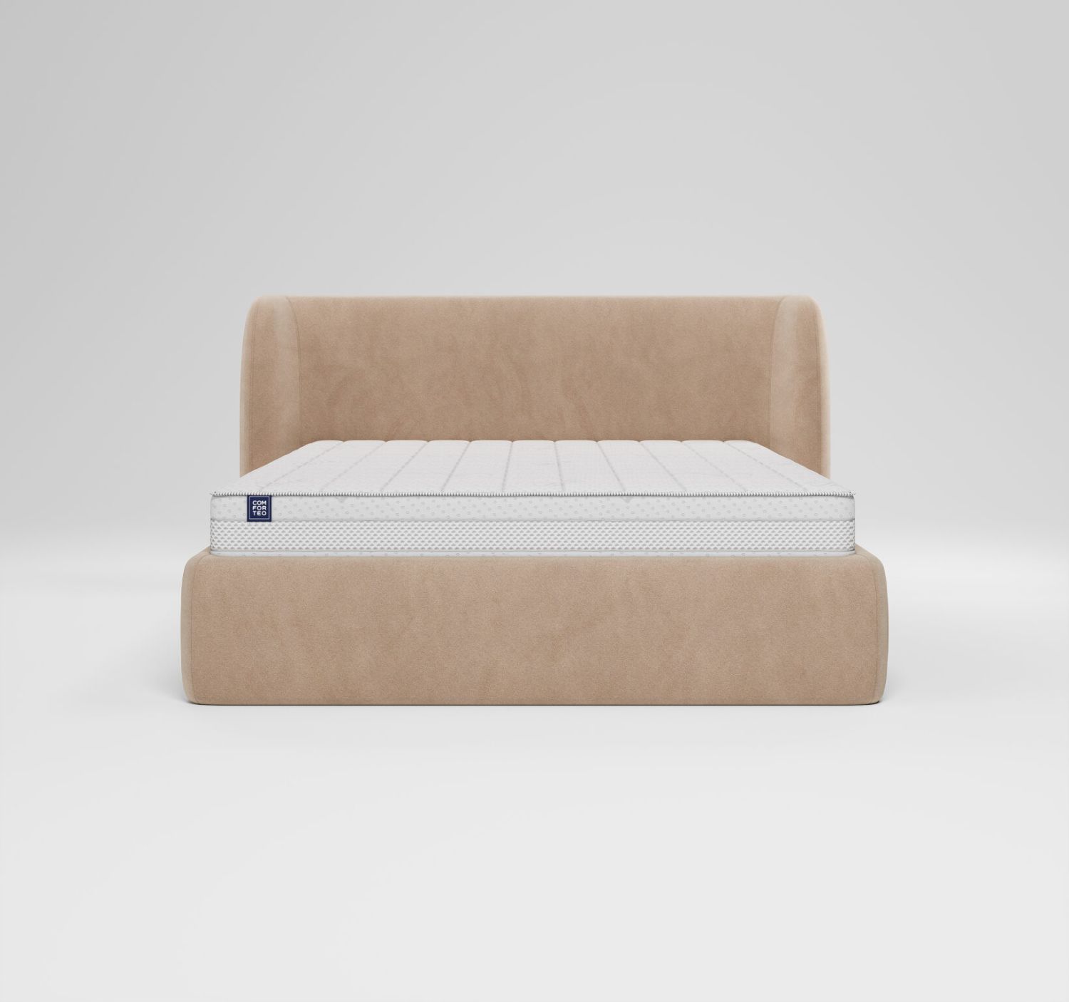 Łóżko Solio z pojemnikiem i stelażem 140, 160 ,180x200 od Comforteo 