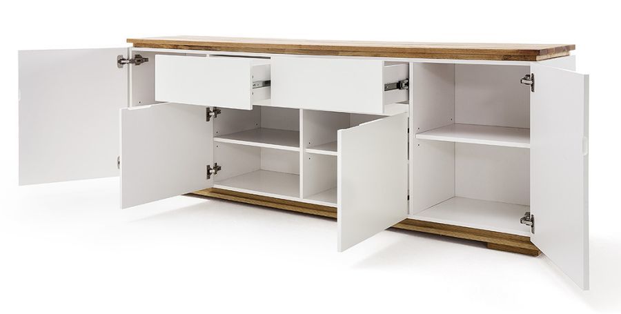 Komoda 4d2s 48451AW z kolekcji Chiaro biały mat Komoda 4d2s 48451AW z kolekcji Chiaro biały mat