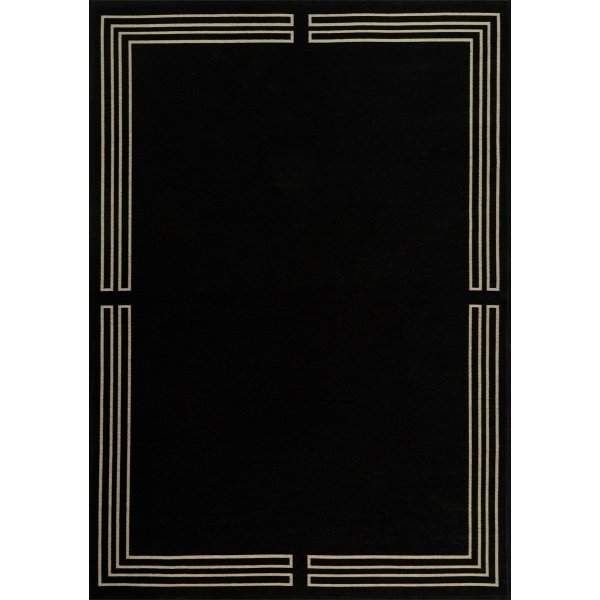 Dywan Royal Black 160X230, 200x300 Carpet Decor Art Deco Collection