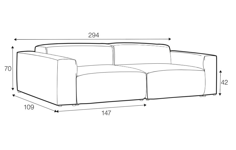 EDDA Sits SOFA 1 modułowa