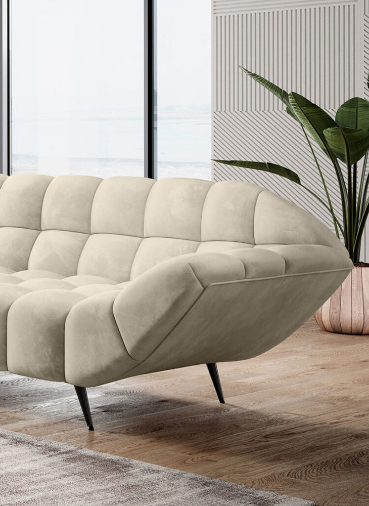 Sofa nierozkładana pikowana Gappa 3N Wersal 