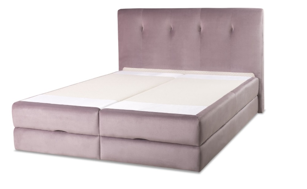Fiore typ 04 - łóżko tapicerowane pod materac 160,180 cm z pojemnikiem Vero 