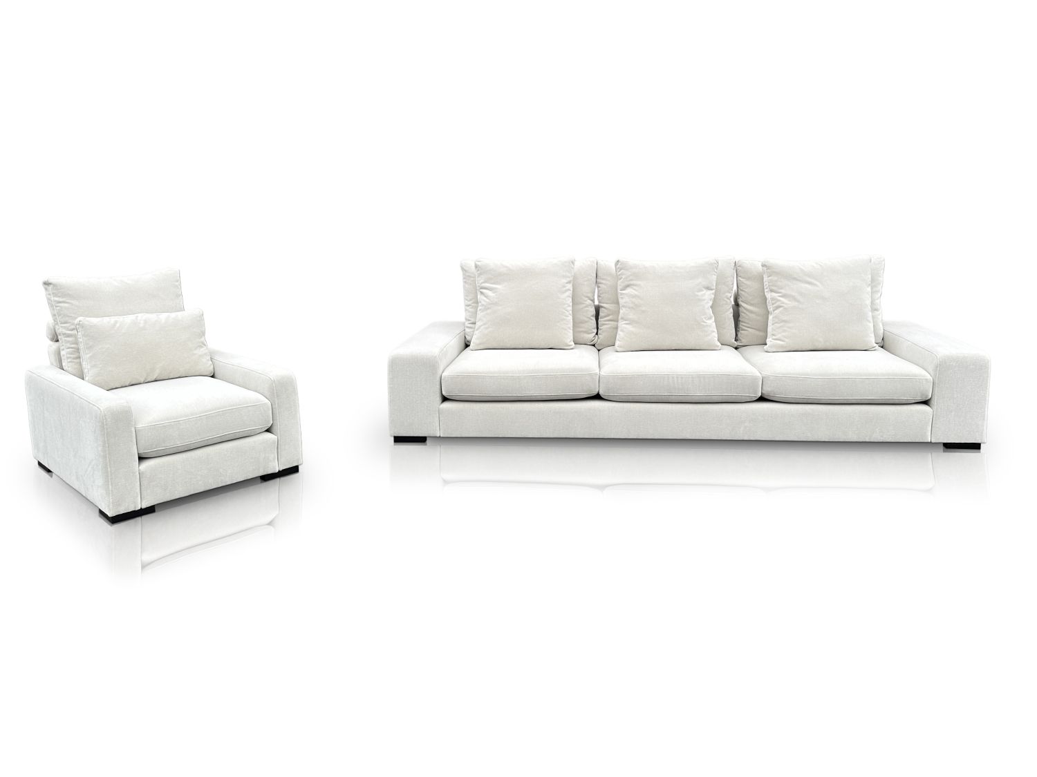 Sofa Boom 3,5N ekskluzywna obszerna z poduszkami Prodivani 
