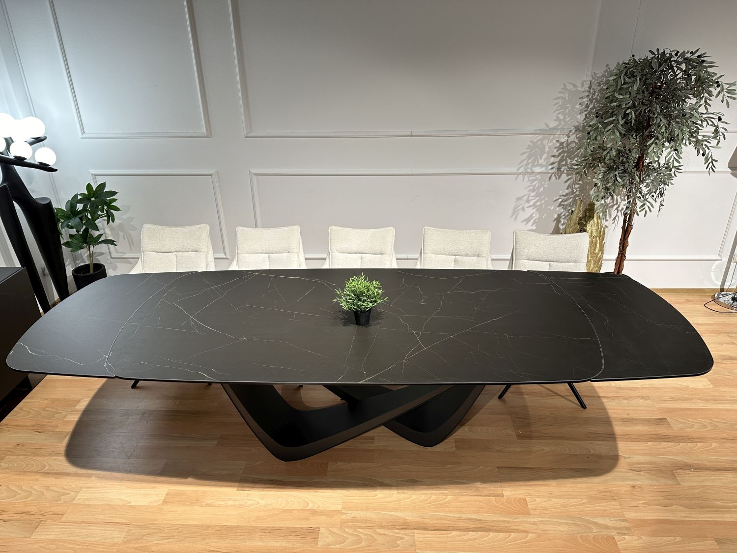 Stół spiek kwarcowy rozkładany Bravura 220x110 (+2x44)