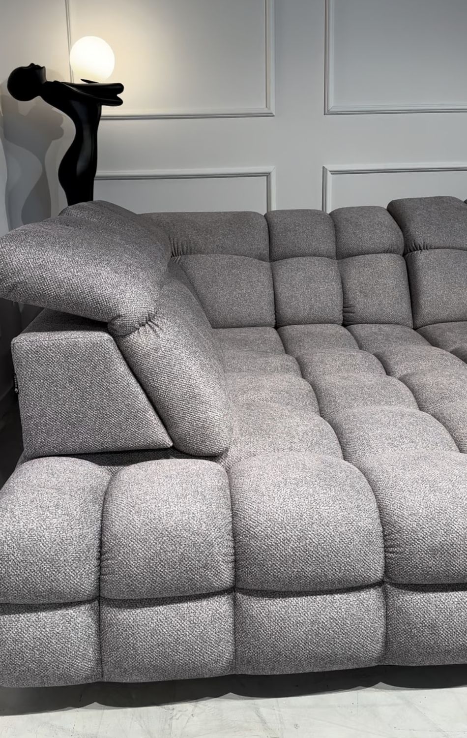 Narożnik z elektrycznie regulowanym siedziskiem Tollo L  Wersal 