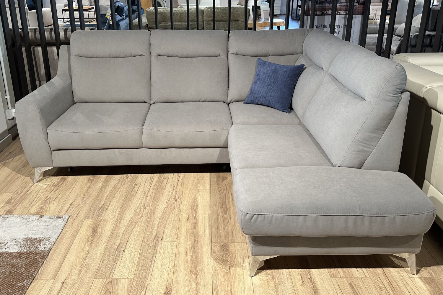 Narożnik z funkcja spania Gio, Des Sofa Line 2F-OTM/BK