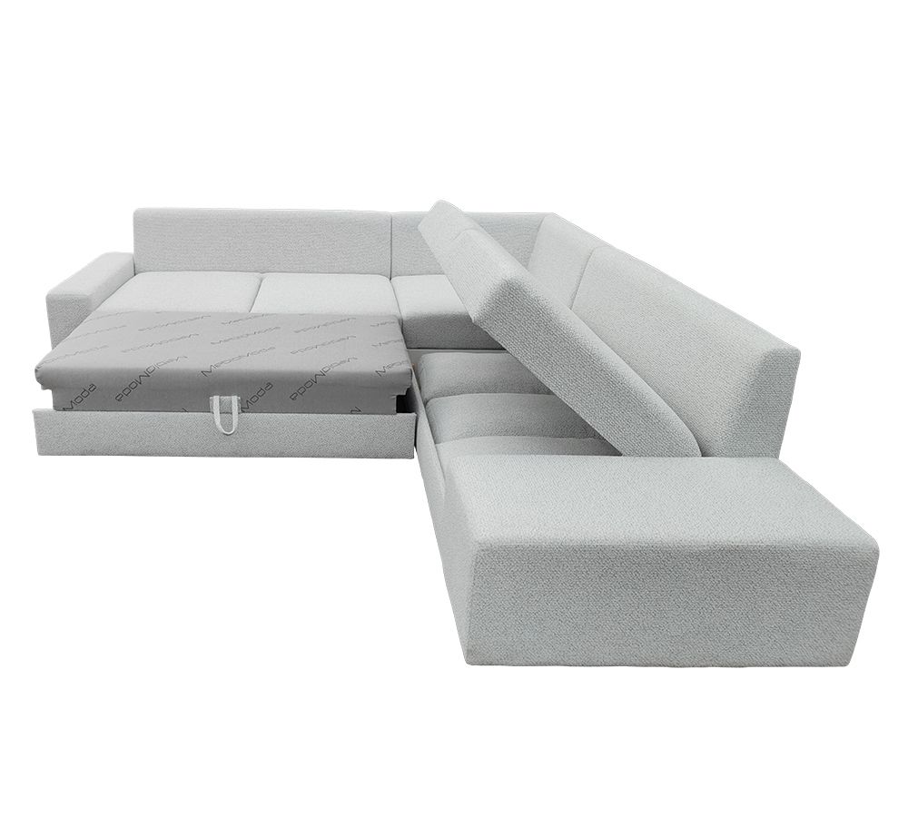 Narożnik Blueberry M z funkcją spania i pojemnikiem , przecena z ekspozycji -29%