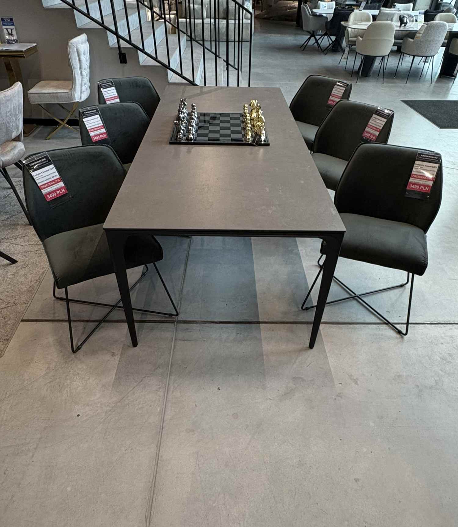 Komplet 6 krzeseł LOFT - przecena z ekspozycji -37%