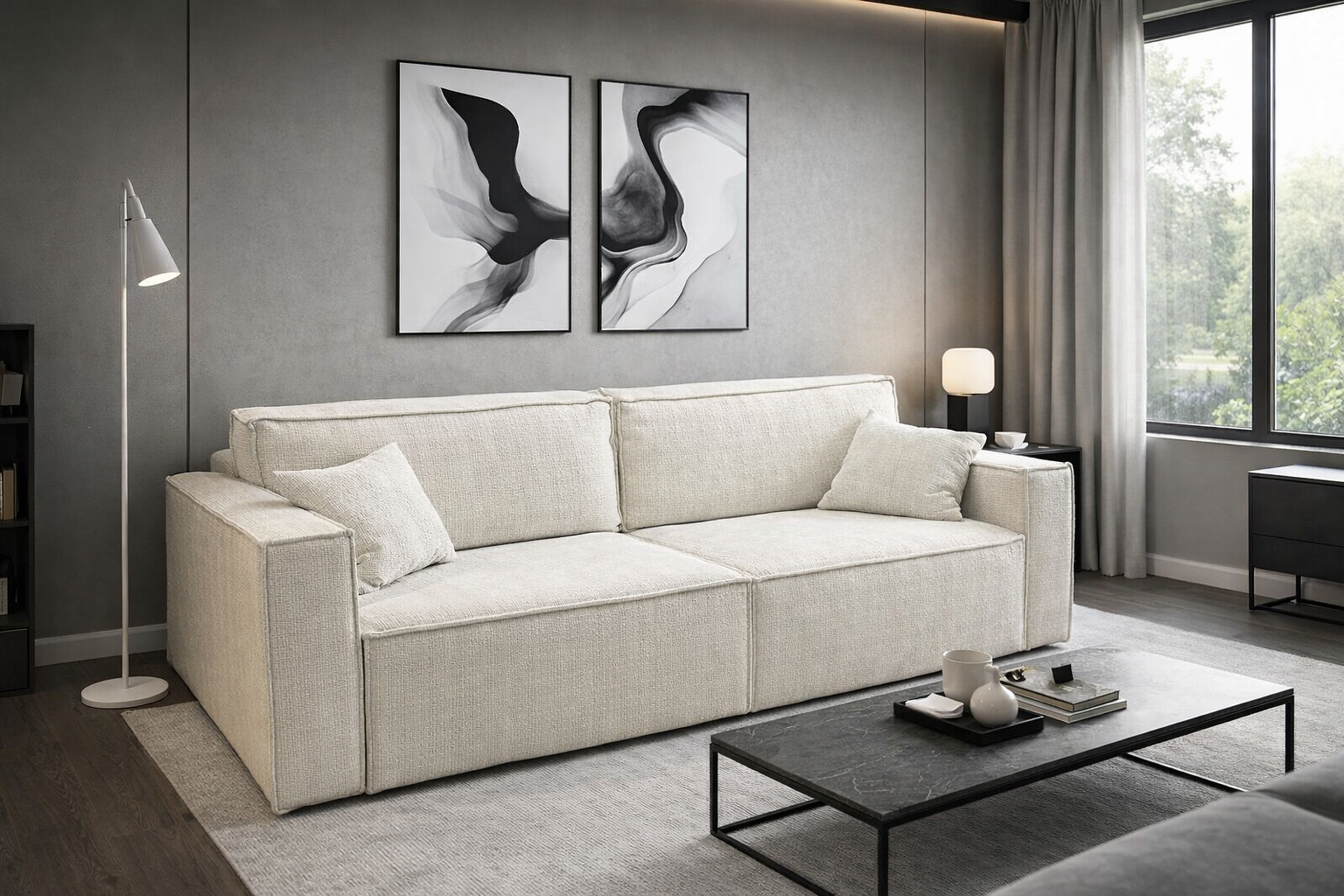 Kanapa Porto Top Line rozkładana, z pojemnikiem