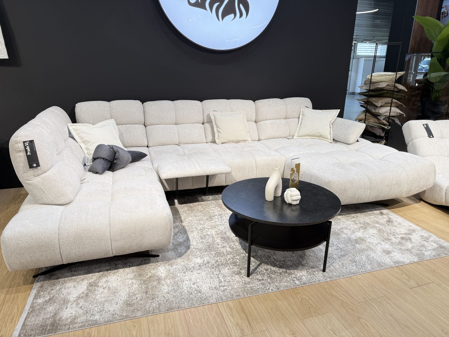 Narożnik z regulowaną głębokością siedziska Prado XL Wersal  