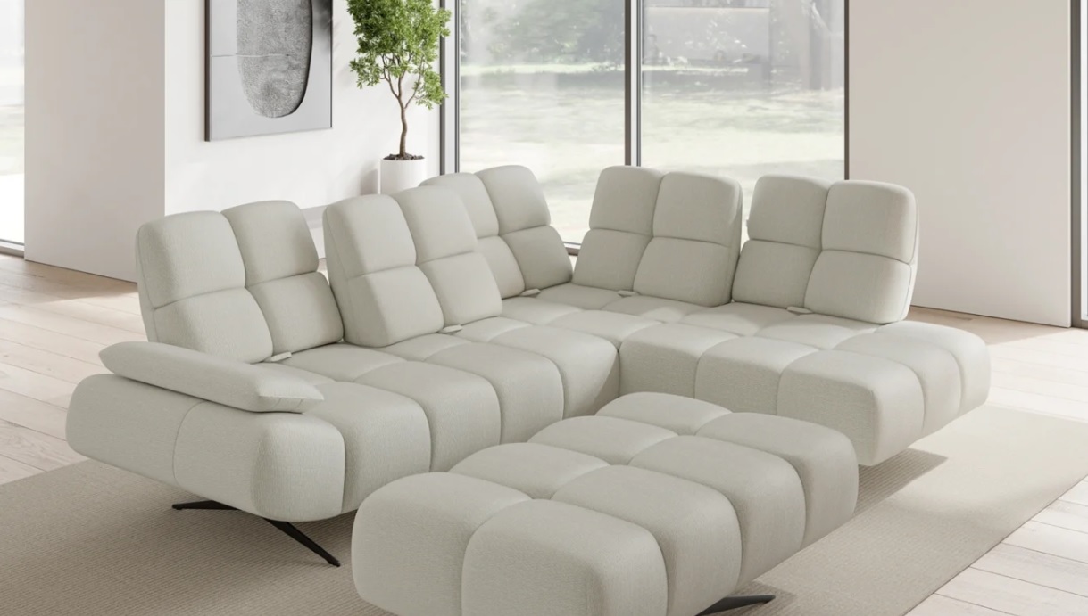 Narożnik z regulowaną głębokością siedziska Prado L Wersal 