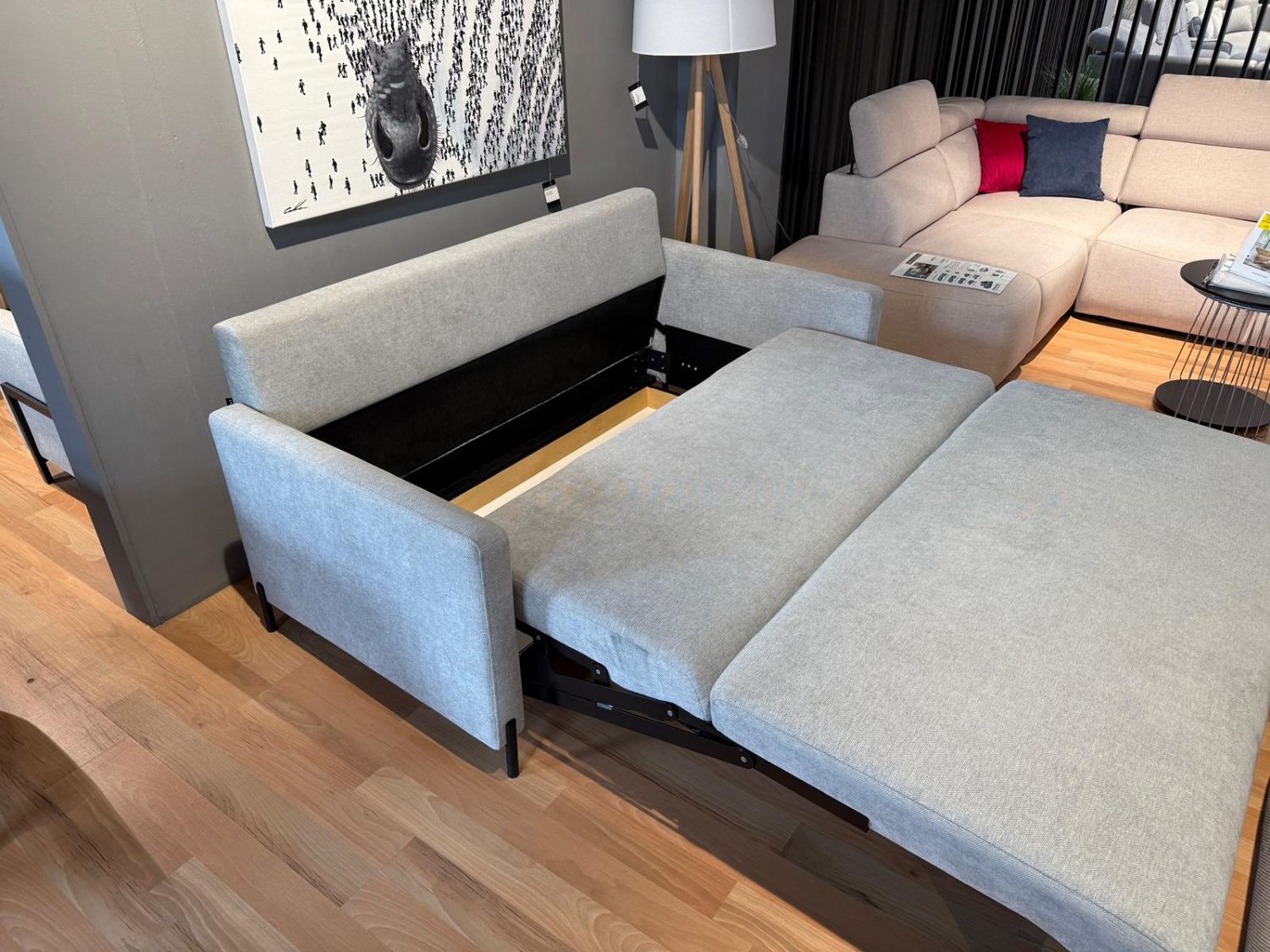 Sofa Baldi z funkcją spania PUMA i pojemnikiem na pościel od Zoya 3(160)FS