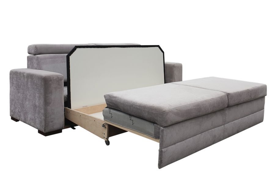 Otto 3R sofa rozkładana z pojemnikiem z regulowanymi zagłówkami