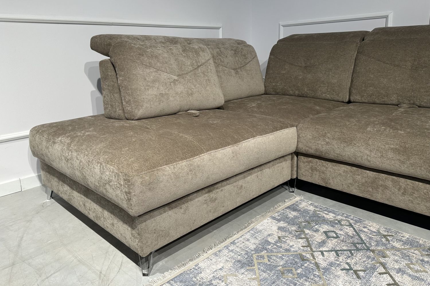 Narożnik z funkcją spania i przesuwanymi oparciami, Vocal Ideal Sofa
