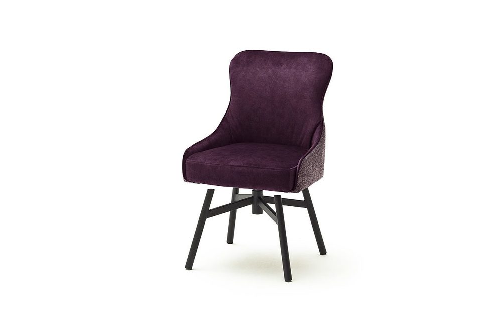Krzesło Sheffield obrotowe siedzisko 360° nogi okrągłe czarne sprężyny kieszenio