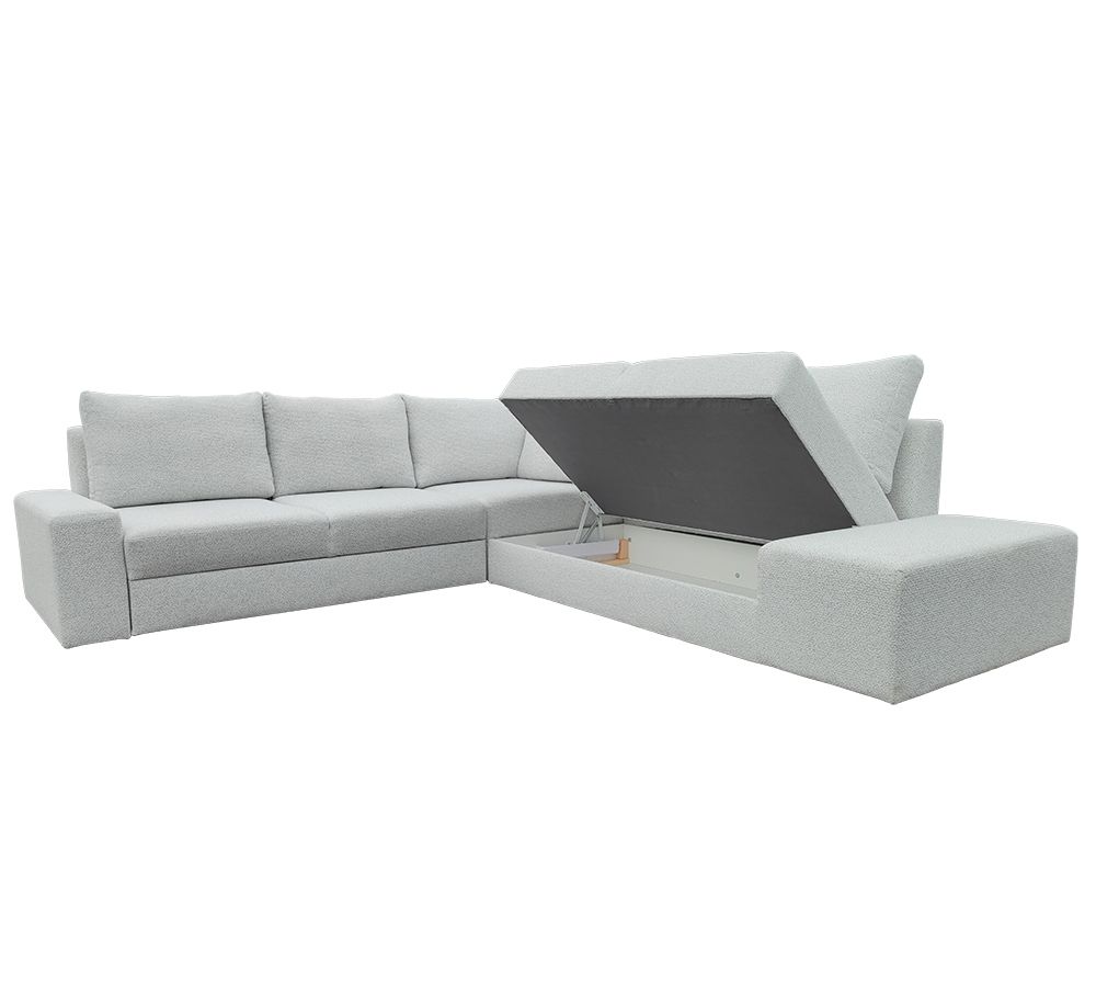 Narożnik Blueberry M z funkcją spania i pojemnikiem , przecena z ekspozycji -29%