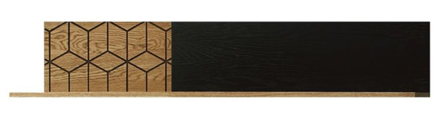Półka wisząca długa Meble Dębowe Szynaka Mosaic Typ 35