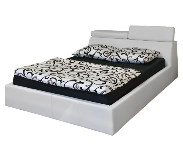 Amor łóżko 120, 140, 160, 180, 200  tapicerowane z regulowanymi zagłówkami, nowoczesne, na wymiar
