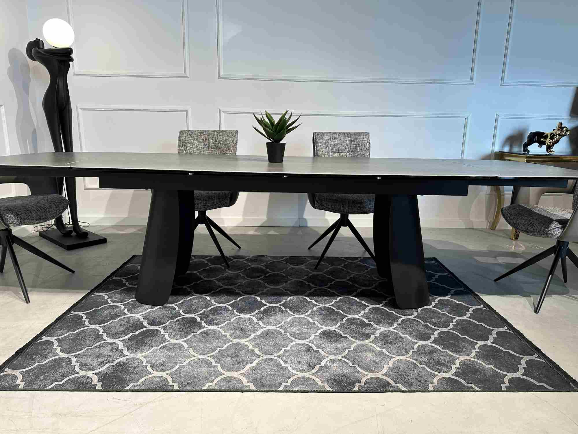 Stół rozkładany spiek kwarcowy 200(+2x50)x100cm Extend 