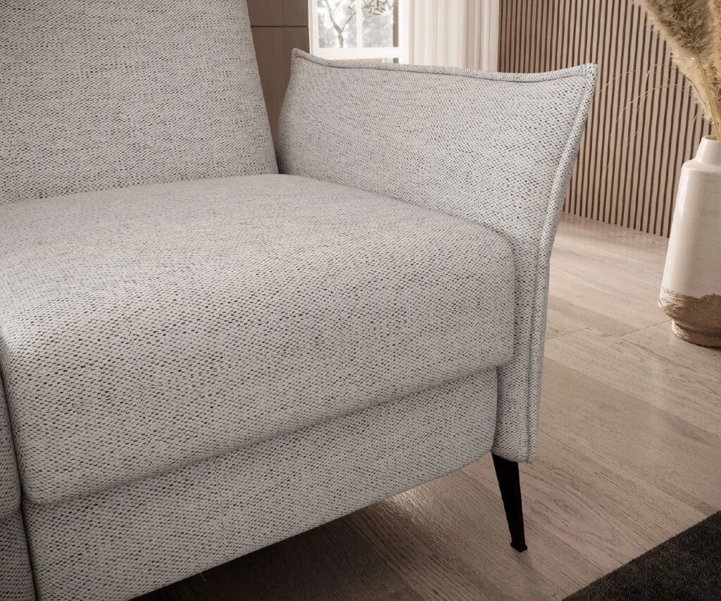 Sofa 3 Xavi nierozkładana na wysokich nóżkach tk. Modesto