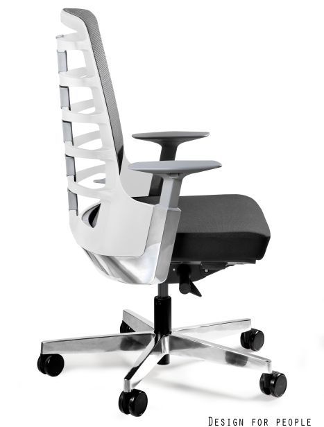SPINELLY M - Ergonomiczny fotel biurowy z innowacyjnym oparciem biały