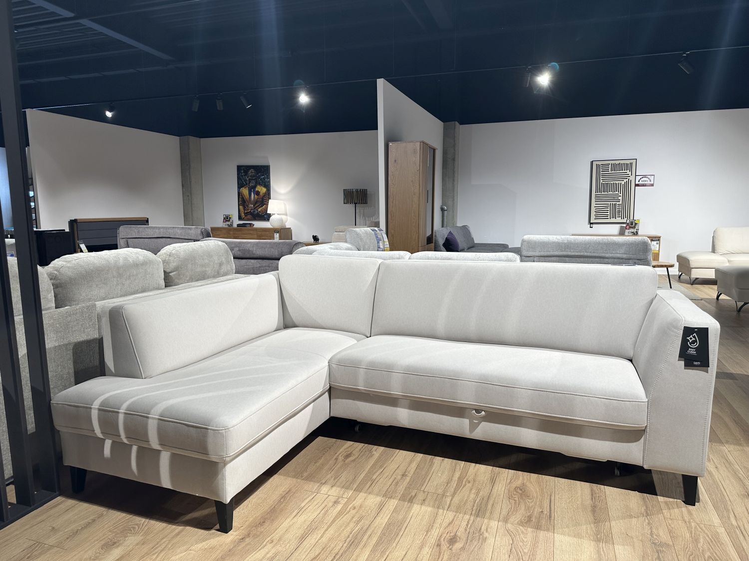 Narożnik AVOLA z funkcją spania i pojemnikiem - przecena z ekspozycji -30%