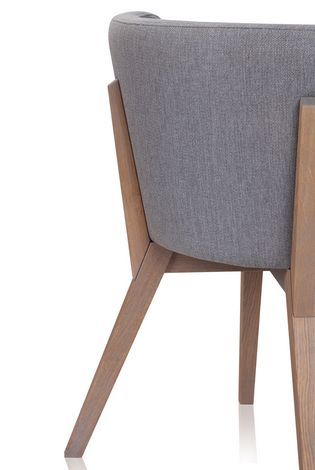 Halex Meble Fogo dąb fotel lite drewno wygodny nowoczesny