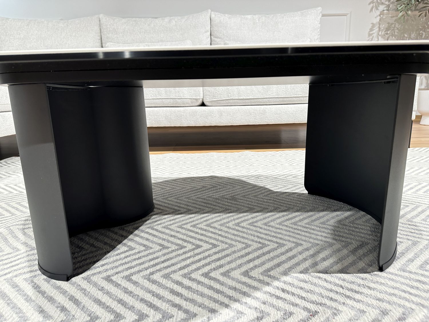 Stolik kawowy LUME spiek kwarcowy 123x70