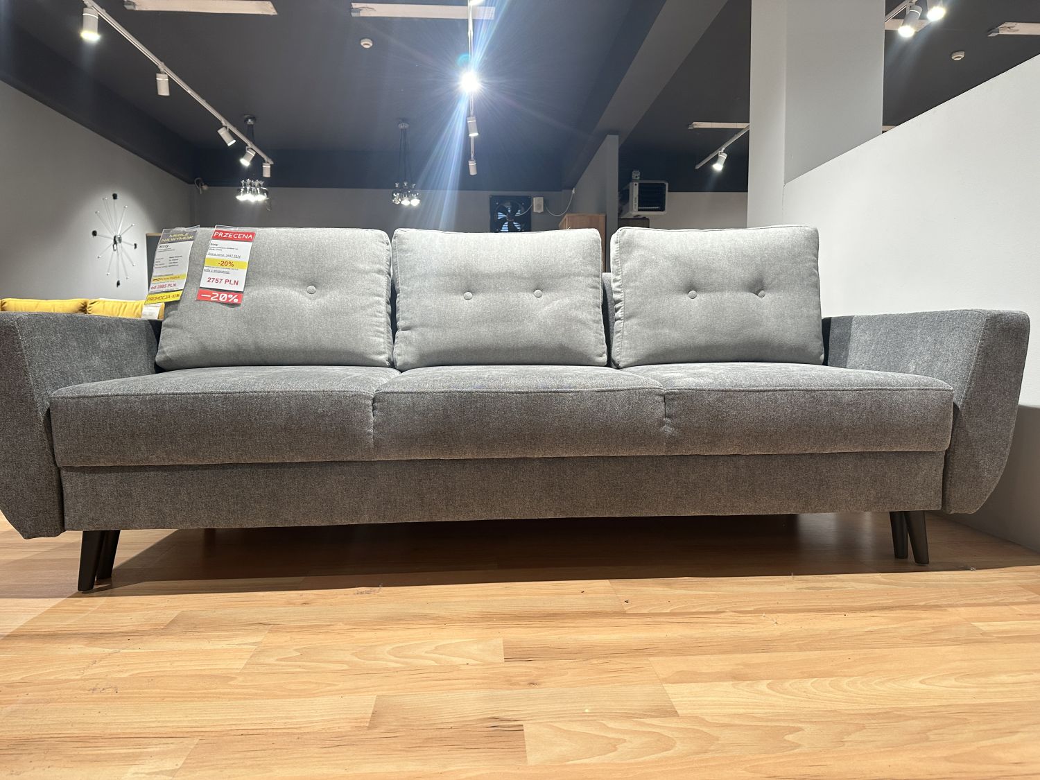 Kanapa z funkcją spania i pojemnikiem na pościel Sixty - przecena z ekspozycji -20%