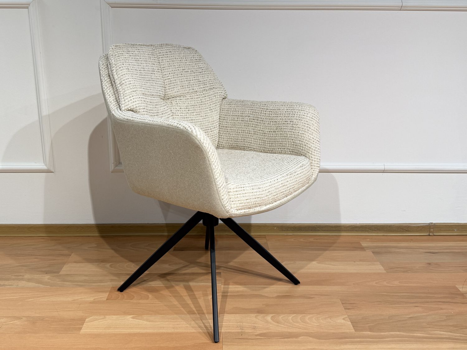 Krzesło obrotowe 360° Linea Silencio 06/mohair 110